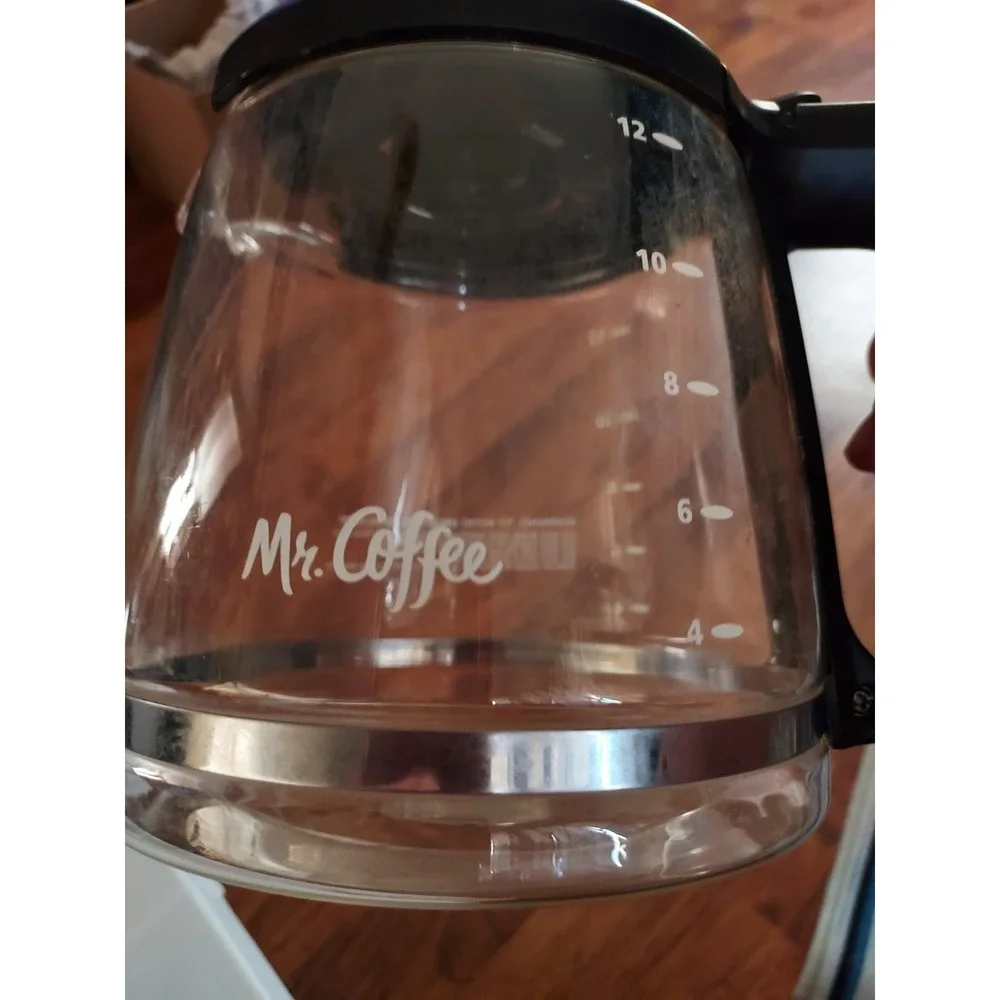 Mr. Coffee 12 Cup‎ Replacement Glass Black Coffee Pot Carafe & Lid